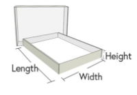 Newspaper storage box dimensions