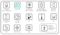 Head Torch COB LED - Handsfree operation