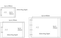 Landscape Ring Binder - A3, A4, A5