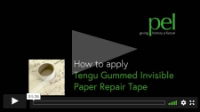 Tengu Gummed Japanese Repair Tissue 3.5/5gsm - Sheets & Rolls