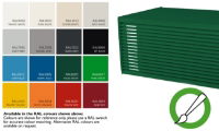 Choose a RAL colour - Enter selection on basket page