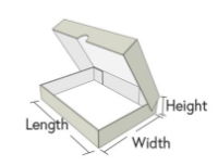 Clamshell Box Dimensions