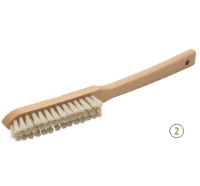 Soft hog hair brush