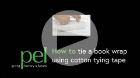 How to wrap and tie damaged books [VIDEO}