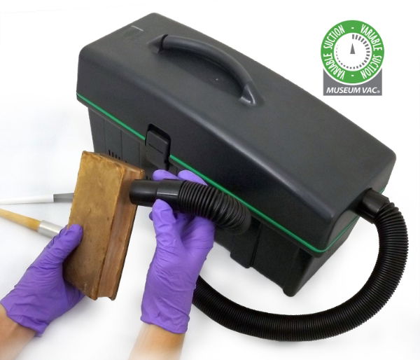 HEPA Filtered Museum Vac with variable suction