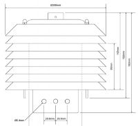Outdoor datalogger cover dimensions