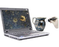 Digital Microscope in use