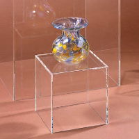 Clear display plinth