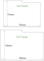 Index card dimensions