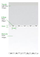 Corrugated Archival Buffered Board | 1.6mm & 3mm - 1000x800mm