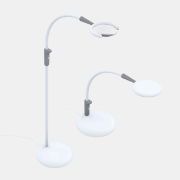 Combination floor and desk lamp