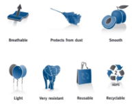 Properties of tyvek rolls