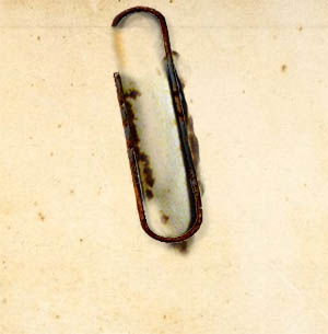 Rusty paperclip